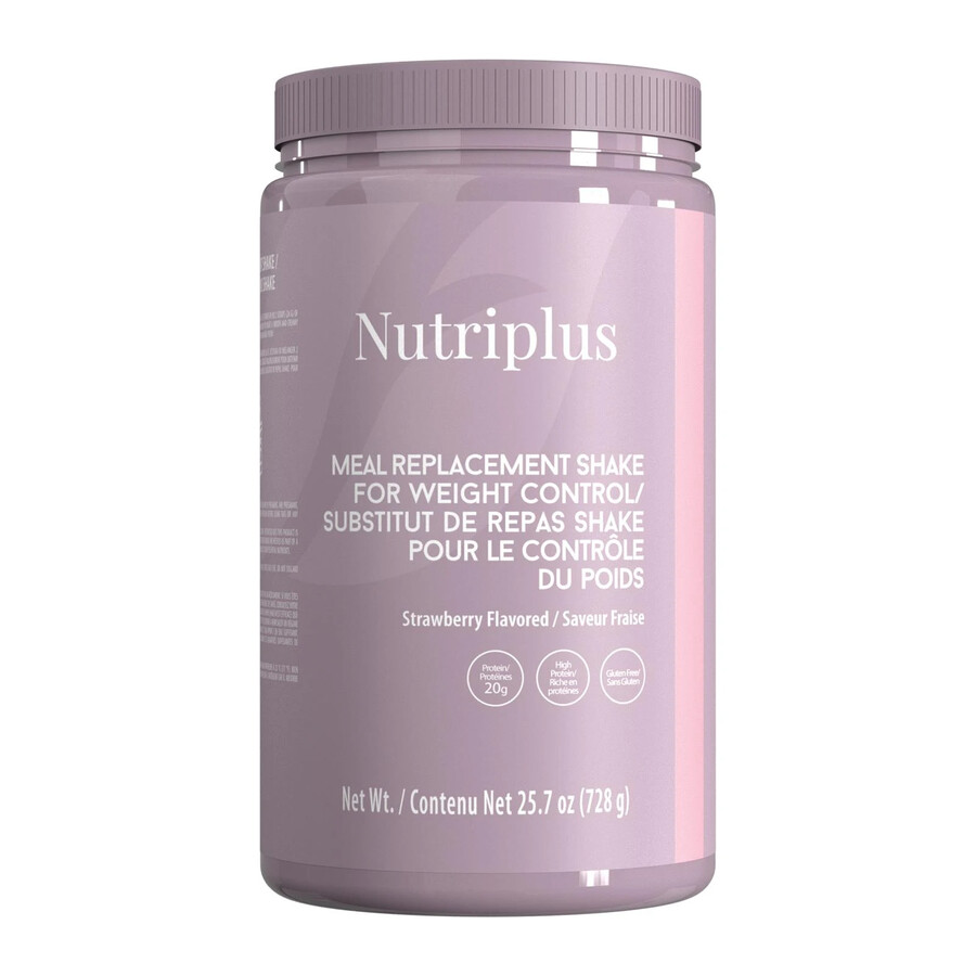 nutriplus shake-strawberry